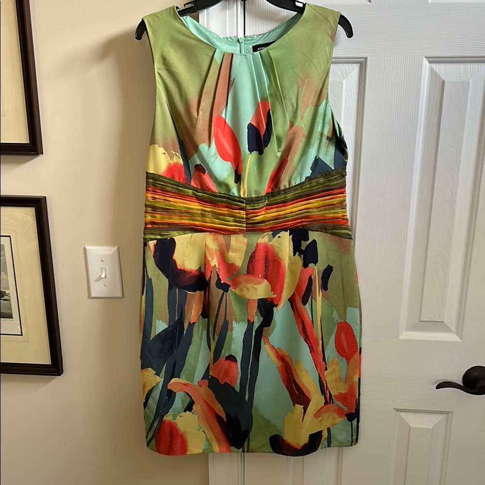Floral Sleeveless Dress - Multicolor